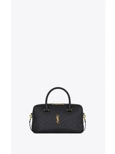 Lyia Zippered Leather Tote Bag Black - SAINT LAURENT - BALAAN 2