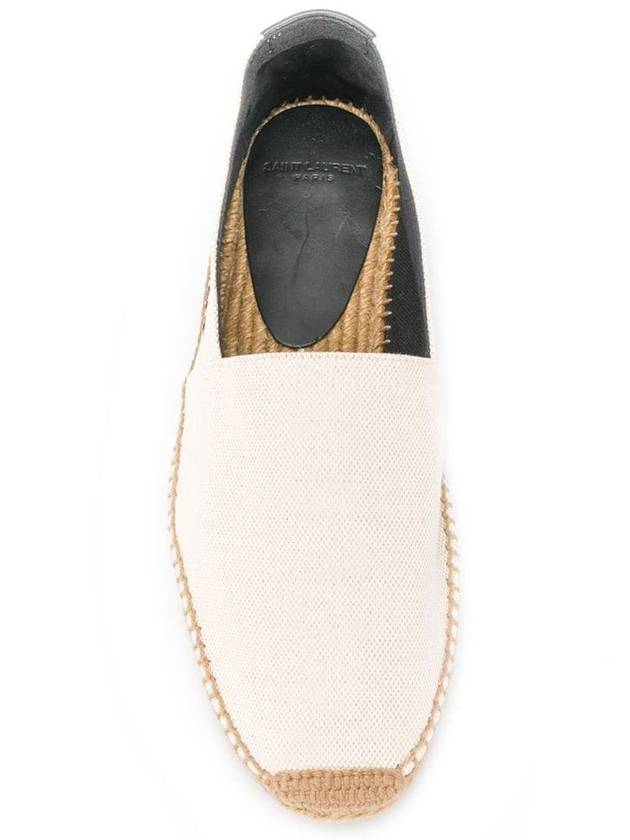 Logo Monogram Espadrilles Beige - SAINT LAURENT - BALAAN 8