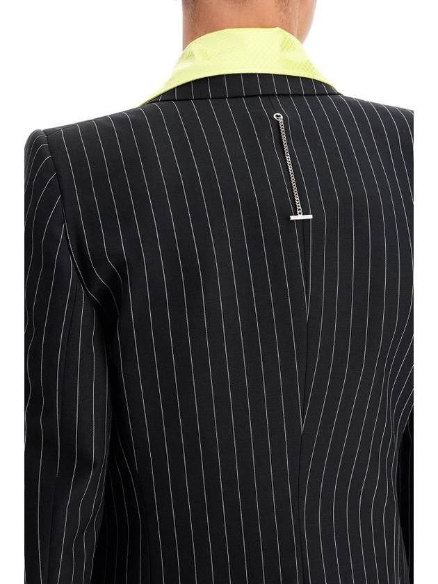 "striped jacket with voluminous - ALEXANDER MCQUEEN - BALAAN 4