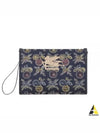 Large Jacquard Clutch Bag Navy - ETRO - BALAAN 2