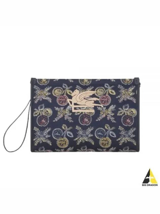 large jacquard pouch with multi-colored apples 1H783 7578 0201 multi-colored apple large - ETRO - BALAAN 2