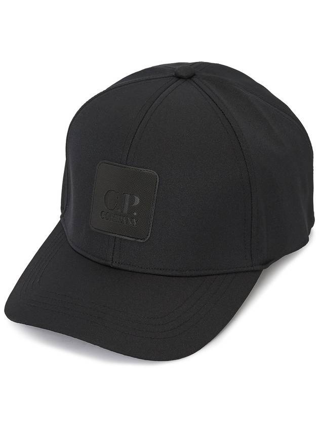 Metropolis Logo Ball Cap Black - CP COMPANY - BALAAN.