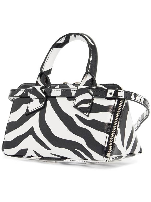 mini bag friday black and white animal print in calfskin - THE ATTICO - BALAAN 2