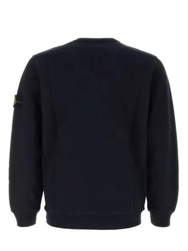 Wappen Patch Crew Neck Cotton Sweatshirt Navy - STONE ISLAND - BALAAN 4