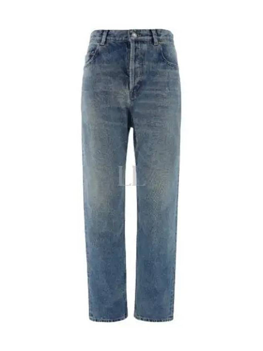 Denim Straight Pants 747651Y13KB 5272 LIGHT BLUE - SAINT LAURENT - BALAAN 2