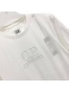 Tonal Logo Short Sleeve T-Shirt White - CP COMPANY - BALAAN 3