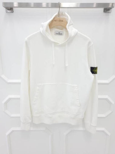 White wapan brushed hoodie M - STONE ISLAND - BALAAN 1