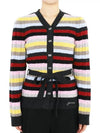 Stripe Belt Cardigan - GANNI - BALAAN 2