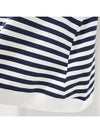 Kids Logo Embroidered Striped Short Sleeve T Shirt 12Y 14Y Blue White 8C00009 89AGB F07 - MONCLER - BALAAN 8