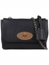 Lily Small Classic Chain Shoulder Bag Black - MULBERRY - BALAAN 3