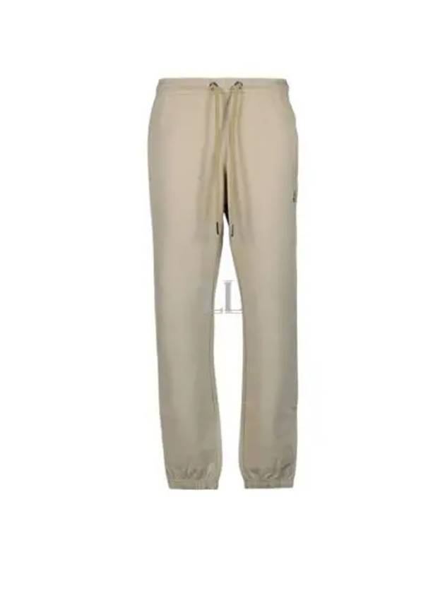 Logo Patch Track Pants Beige - MONCLER - BALAAN 2