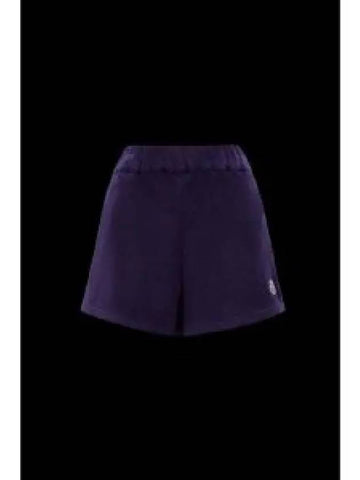 Terrycloth shorts pants navy I10938H00022596LS778 1013036 - MONCLER - BALAAN 1