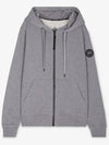 Huron Zip-up Hoodie Stone Heather - CANADA GOOSE - BALAAN 3