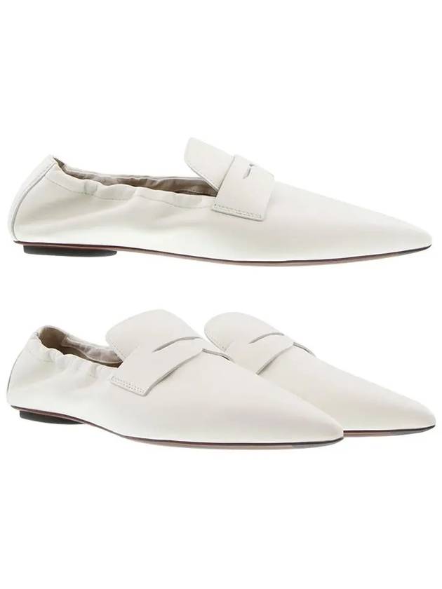 Leather Penny Loafers White - TOD'S - BALAAN 2