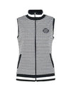 Women s Swallow Pattern Full Zip Up Vest JB4A533W - LUX GOLF - BALAAN 4