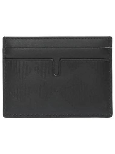 embossed check card case - BURBERRY - BALAAN 1