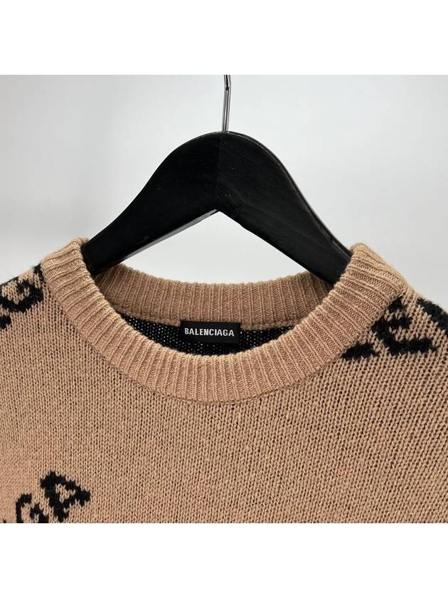 Multi logo knit sweater size L - BALENCIAGA - BALAAN 4