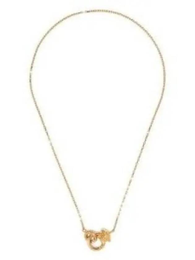 Women Medusa Rolo Chain Polished Necklace Gold - VERSACE - BALAAN 2