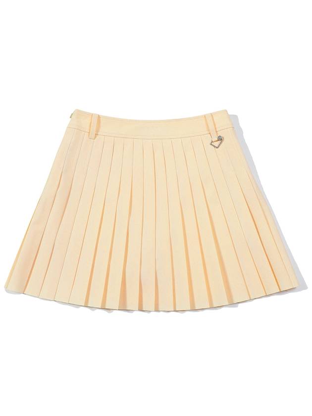 Teeing twill pleated skirt LEMON WOMAN - MALBON GOLF - BALAAN 2