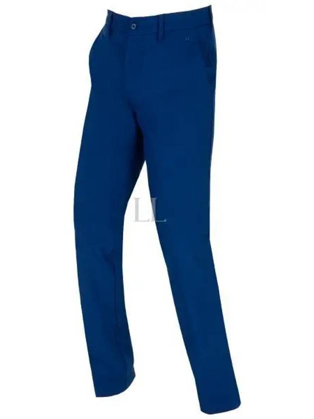 Men's Ellott Bonded Fleece Stretch Pants Estate Blue - J.LINDEBERG - BALAAN 2