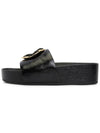 slide woven in black leather - TORY BURCH - BALAAN 5