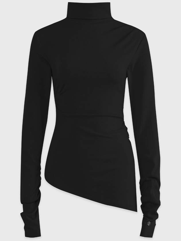 wave line turtleneck tee - MICANE - BALAAN 8