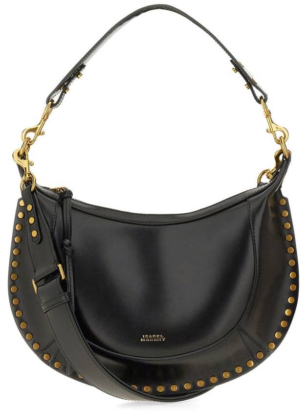 Naoko Studded Leather Shoulder Bag Black - ISABEL MARANT - BALAAN 3