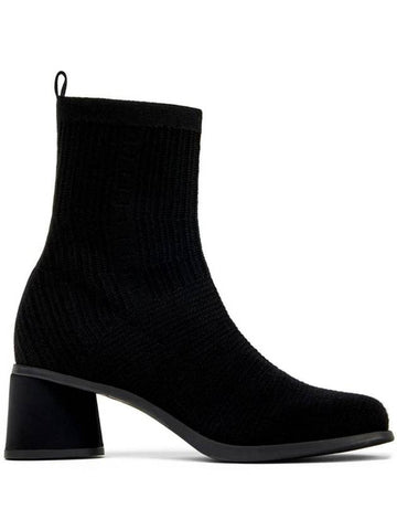 Kiara Tencel Textile Middle Boots Black - CAMPER - BALAAN 1