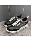 Flannel Clear Sole Low Top Sneakers Grey - THOM BROWNE - BALAAN 2