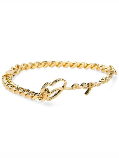 Logo Chain Link Bracelet Gold - JACQUEMUS - BALAAN 2