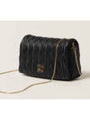 Matelasse Nappa Leather Logo Mini Bag Black - MIU MIU - BALAAN 3