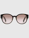 geometric frame sunglasses dark brown 733348J07402323 - GUCCI - BALAAN 2