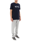 VPC Logo Organic Cotton Short Sleeve T-Shirt Navy - A.P.C. - BALAAN 5