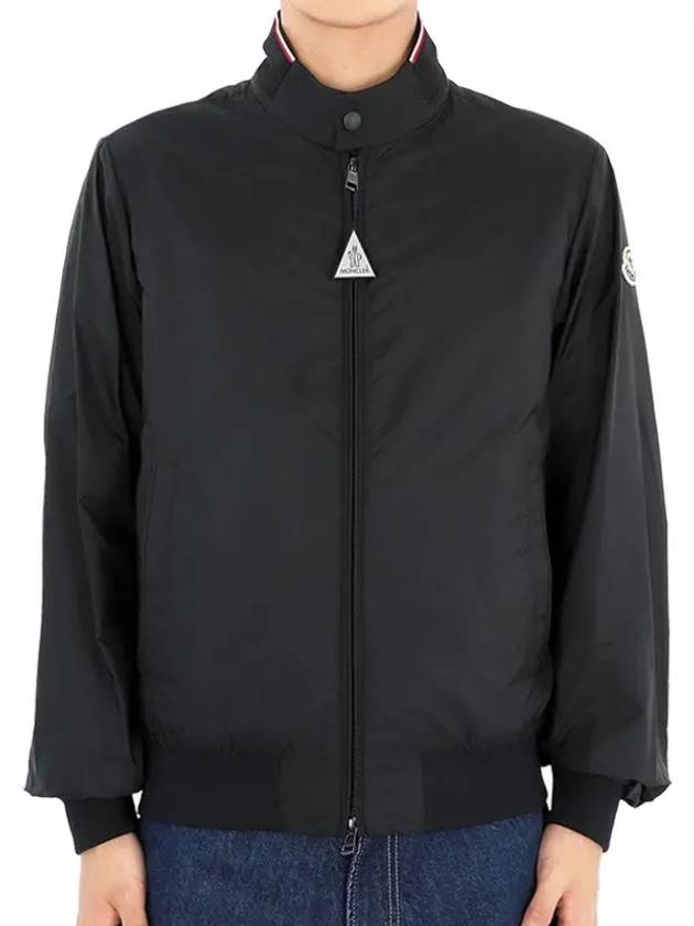 Reppe Rain Zip-Up Jacket Black - MONCLER - BALAAN 3