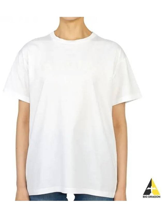 Logo Cotton Jersey Short Sleeve T-Shirt White - MAISON MARGIELA - BALAAN 2