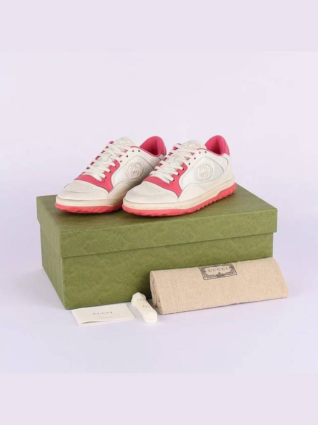 Mac80 Low-Top Sneakers Off White Pink - GUCCI - BALAAN 7