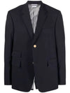 Men's Signature Classic Wool Suit Navy - THOM BROWNE - BALAAN 2