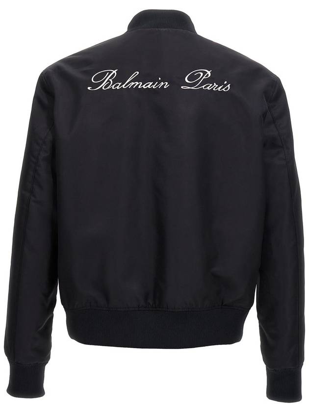 Balmain Logo Embroidery Bomber Jacket - BALMAIN - BALAAN 2