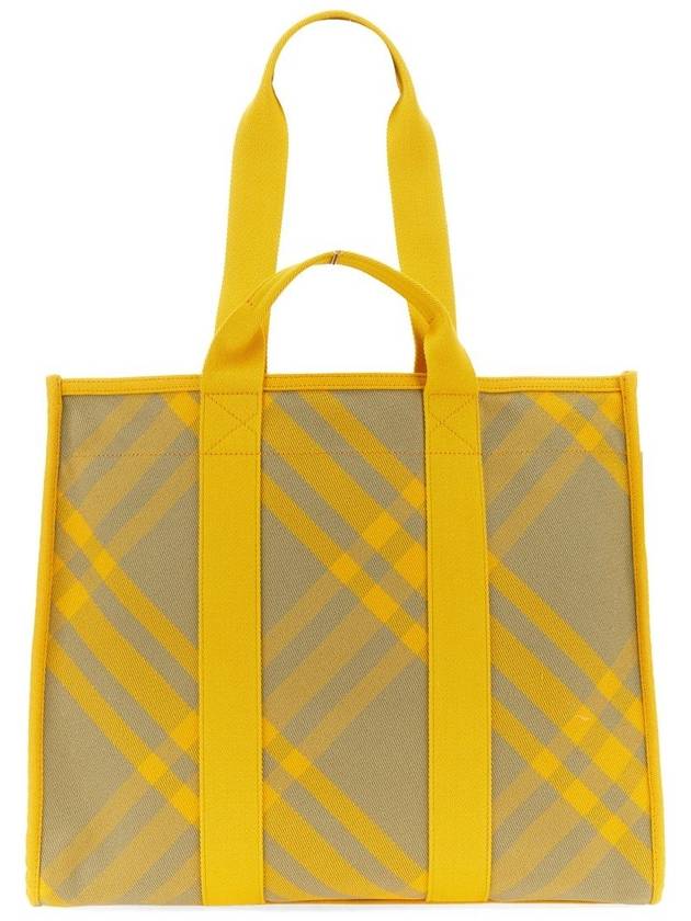 Pocket Shopper Tote Bag Yellow - BURBERRY - BALAAN 3