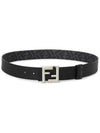 Belt 7C0488ASIWF1Q2A BLACK PAL BURAT MATT - FENDI - BALAAN 4