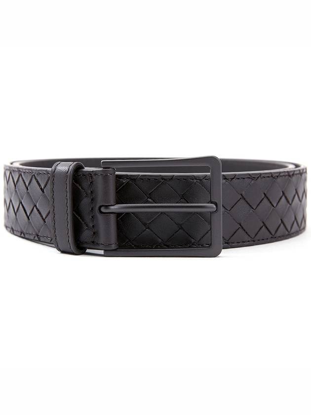 Intrecciato Belt Dark Brown - BOTTEGA VENETA - BALAAN 2