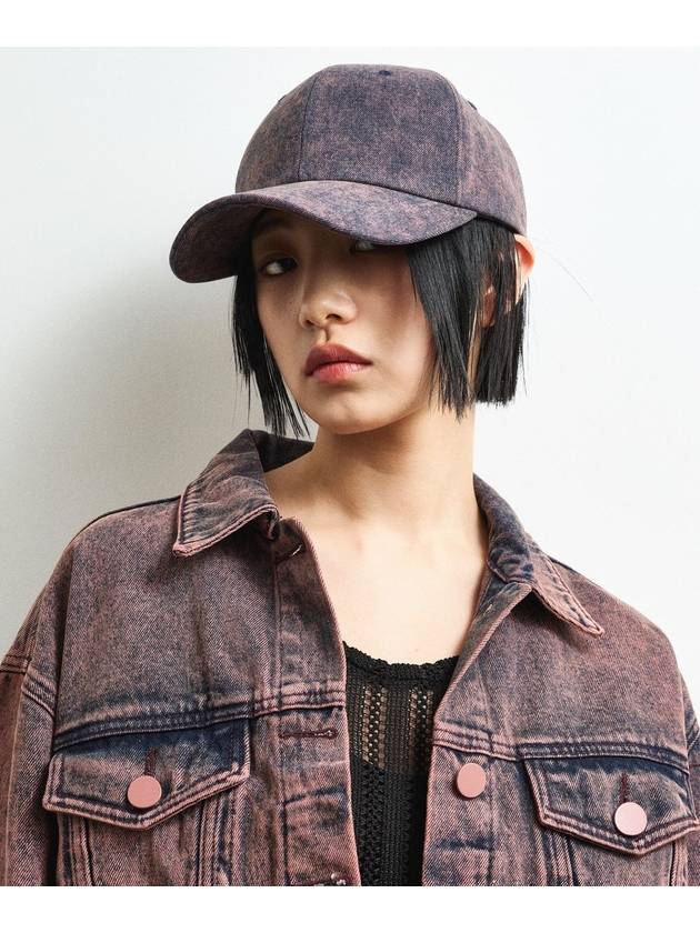 Wine Crop Trucker Denim Jacket Indie Pink - C WEAR BY THE GENIUS - BALAAN 6