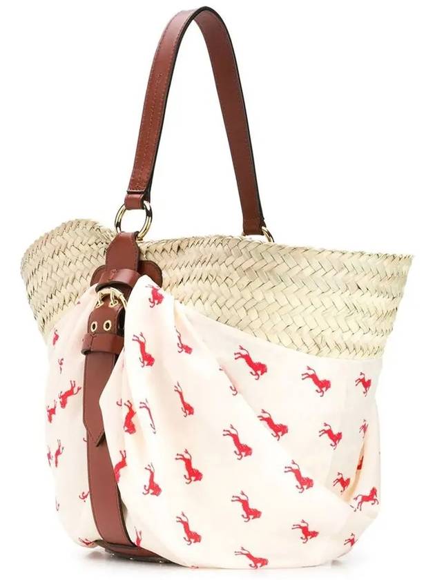 11Th Anniversary Pannier Basket Tote Bag White - CHLOE - BALAAN 5