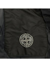 Garment Dyed Crinkle Reps Down Padding Black - STONE ISLAND - BALAAN 7