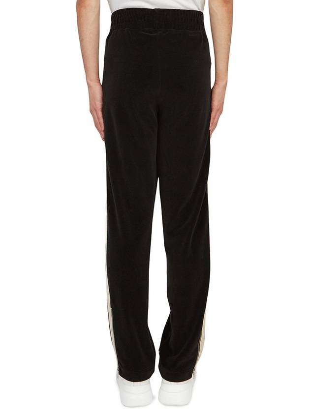 Palm Angels Chenille Track Pants Black - MONCLER - BALAAN 6