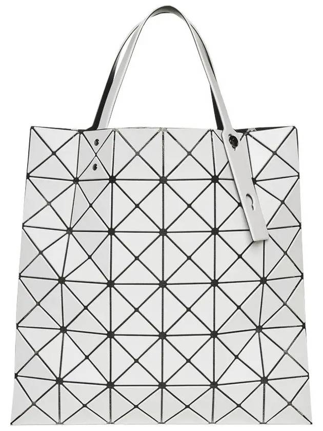 Lucent Matte Geometric Panel Tote Bag White - ISSEY MIYAKE - BALAAN 3