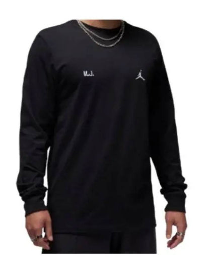 Jordan Long Sleeve T-Shirt Black - NIKE - BALAAN 2