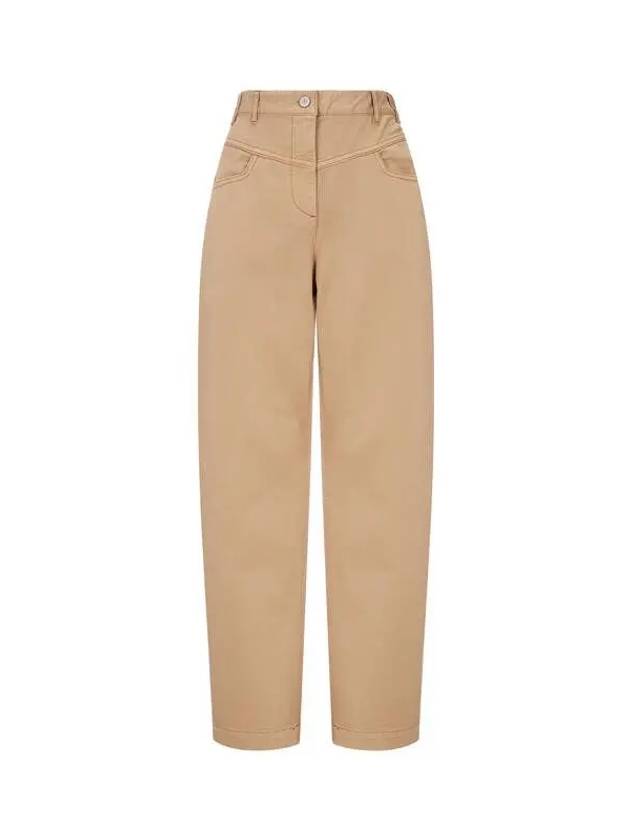 PS Women s Relaxed Easy Cotton Pants Beige - PAUL SMITH - BALAAN 1