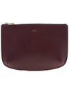 Sarah Clutch Bag Burgundy - A.P.C. - BALAAN 1