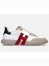 H Logo Lace Up Low Top Sneakers White - HOGAN - BALAAN 2